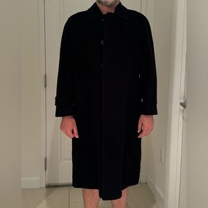 100% Wool Vintage Burberry Mens Coat